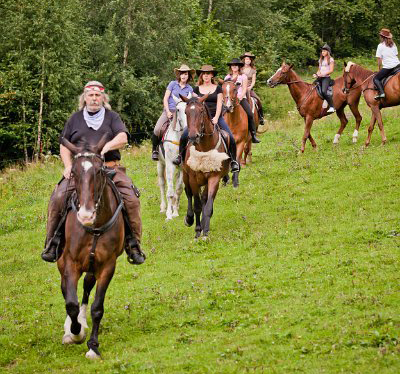 horse riding